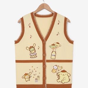 Sanrio Pompompurin Party Sweater Vest